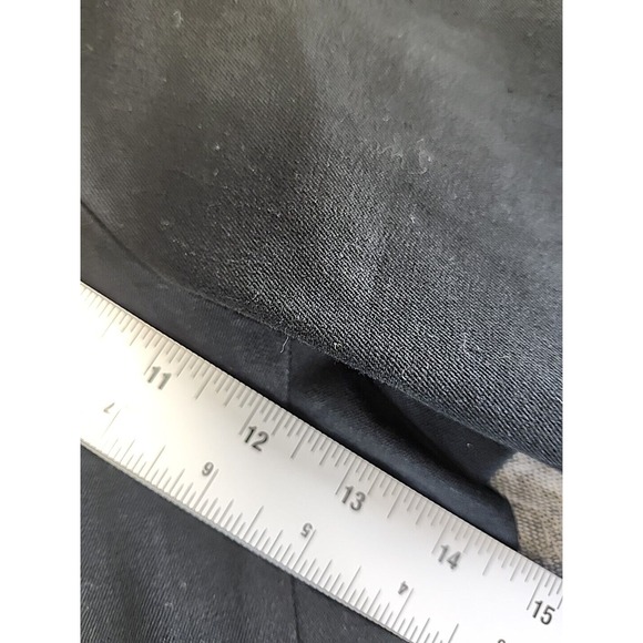 Lauren Ralph Lauren Women's Black Stretch Capri Pants Size 12 Cotton Blend - Picture 8 of 9